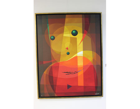 Alberto d'Assumpção foi o artista escolhido para a ultima exposição do ano de 2012 na tinturaria.