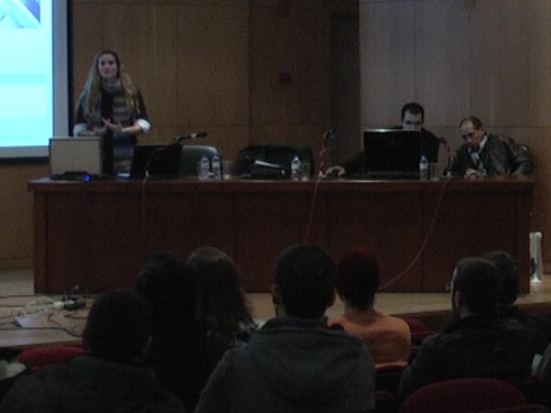 Lara Simons, a representante da Siemens que esteve na Faculdade de Engenharia 