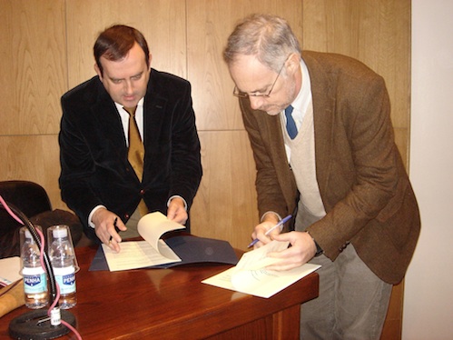 O protocolo foi assinado na UBI durante a apresentação do projeto 