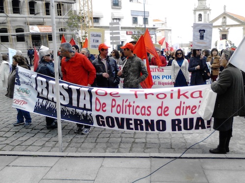 A Covilhã foi uma das cidades a acolher um protesto contra as políticas do governo