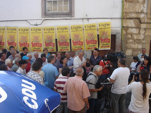 Jerónimo de Sousa apresentou alguns dos candidatos da CDU às autárquicas