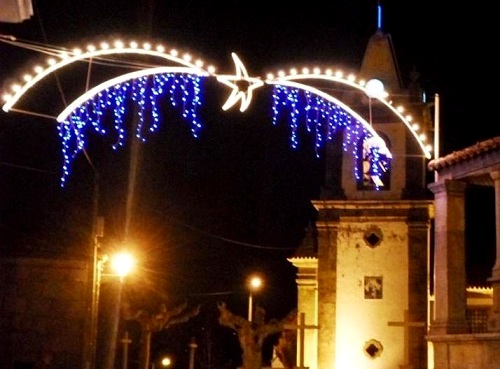 Iluminação de Natal na Vila de Caria