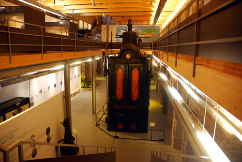 A caldeira a vapor, que pode ser visitada na Real Fábrica Veiga, é uma das peças mas emblemáticas do Museu dos Lanifícios