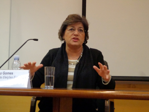 Ana Gomes debateu a Europa na Faculdade de Ciências Sociais e Humanas