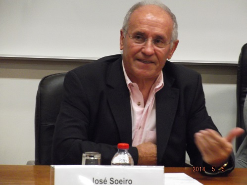 José Soeiro na apresentação do seu livro