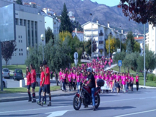 Marcha contra el cáncer de mama