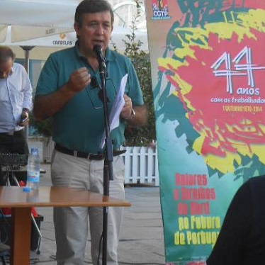 Luís Garra, coordenador da União de Sindicatos de Castelo Branco (USCB)