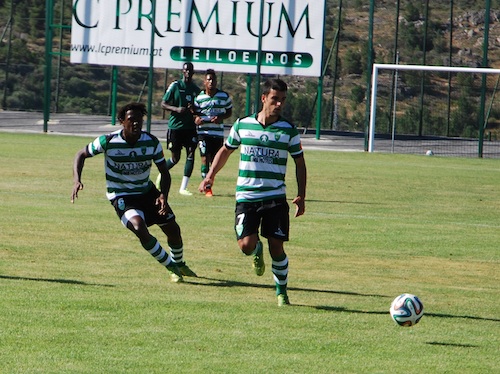 O número 7, Traquina, fez o segundo golo serrano na cidade dos arcebispos (Foto de Arquivo)