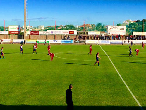 Benfica e Castelo Branco na partida frente ao Gil Vicente. Foto: Sport Benfica e Castelo Branco