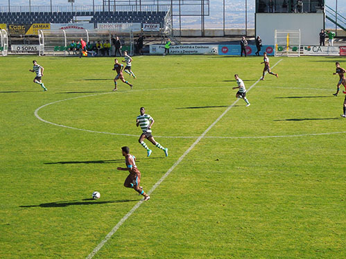 Jogo da Segunda Liga entre o Sporting da Covilhã e o Futebol Clube do Porto B