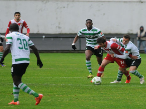 O Desportivo das Aves decidiu o jogo na primeira parte   Fonte: Sporting da Covilhã