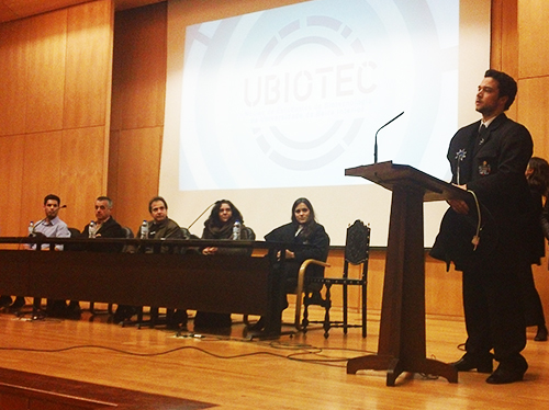 João Figueiredo na tomada de posse do UBIOTEC