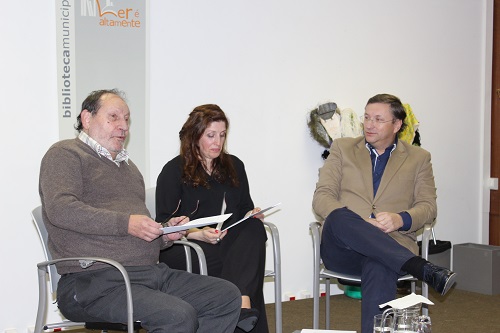 Alípio Melo, Anabela Quelhas (moderadora) e João Morgado durante o evento