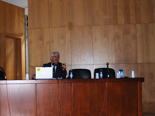 João Lanzinha durante o seminário 