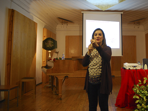 Filipa Lã durante o Lá-Mi-Ré Cultural do passado dia 27 de maio