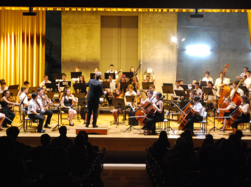 Concerto do passado dia 22 de julho encerrou o estágio da Orquestra Sinfónica da EPABI