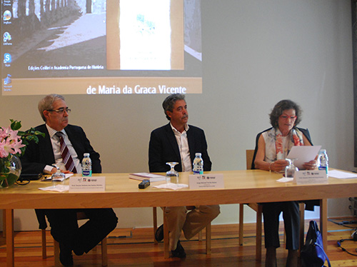 Maria da Graça Vicente durante a apresentação