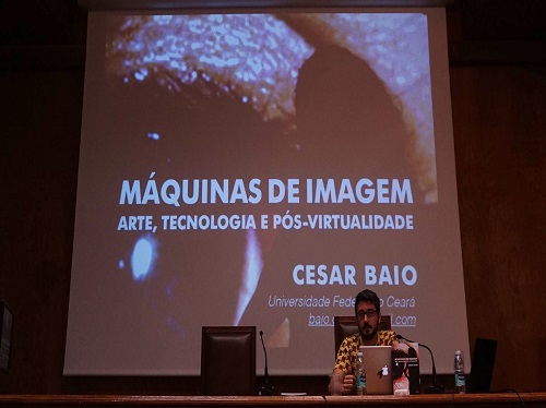 Cesar Baio apresentou o seu livro no encontro internacional O Cinema e as outras Artes