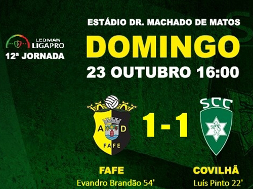 Com este resultado, o Sporting da Covilhã soma agora 11 pontos na II Liga