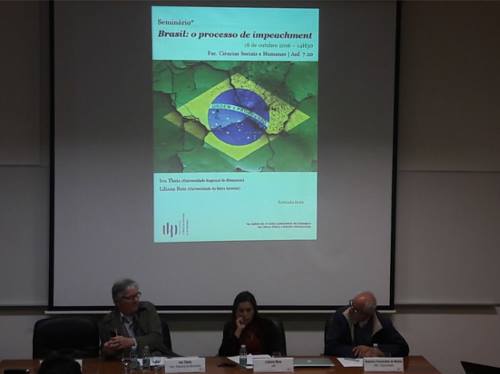 Seminário sobre impeachment do Brasil
