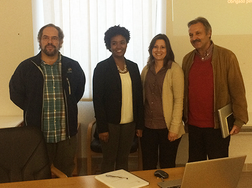 Na foto, Pedro Almeida, Débora Lima, Bertha Santos e Victor Cavaleiro