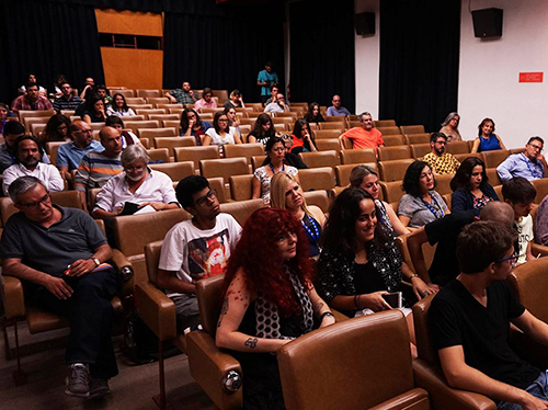 Foram várias os participantes na conferência “O Cinema e as outras Artes”