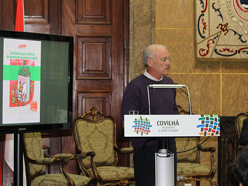 Arménio Carlos, durante a apresentação.   Foto: CMC