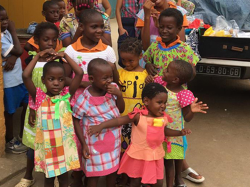 Crianças africanas beneficiaram de iniciativa promovida pela ONG 