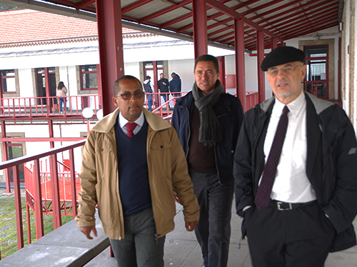 Os responsáveis das duas instituições de Ensino Superior visitaram as instalações da UBI depois da assinatura do protocolo