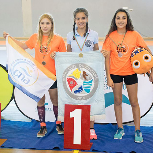 Juliana Guerreiro venceu a prova de Triatlo Moderno, na categoria sub15