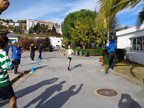 Ângelo Valentim, 1º classificado na categoria de Infantil B Masculino