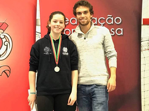 Ana Campos só foi derrotada na Final pela atleta Teresa Godinho, do Esgrima Algarve