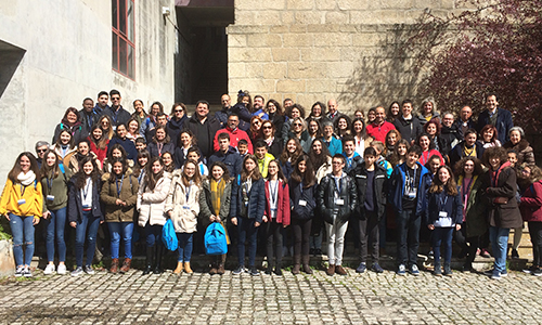 A foto de família dos participantes da primeira edição da Universidade de Inverno