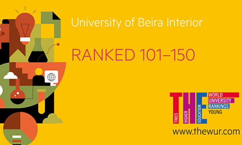 Ranking internacional coloca a UBI no intervalo situado entre os lugares 101 e 150