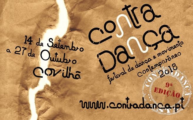 9ª edição do ContraDANÇA, de 14 de Setembro a 27 de Outubro, na Covilhã.