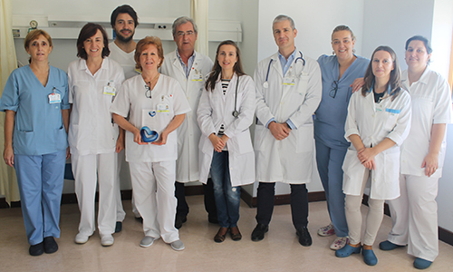 Elementos da equipa de Cardiologia do CHCB