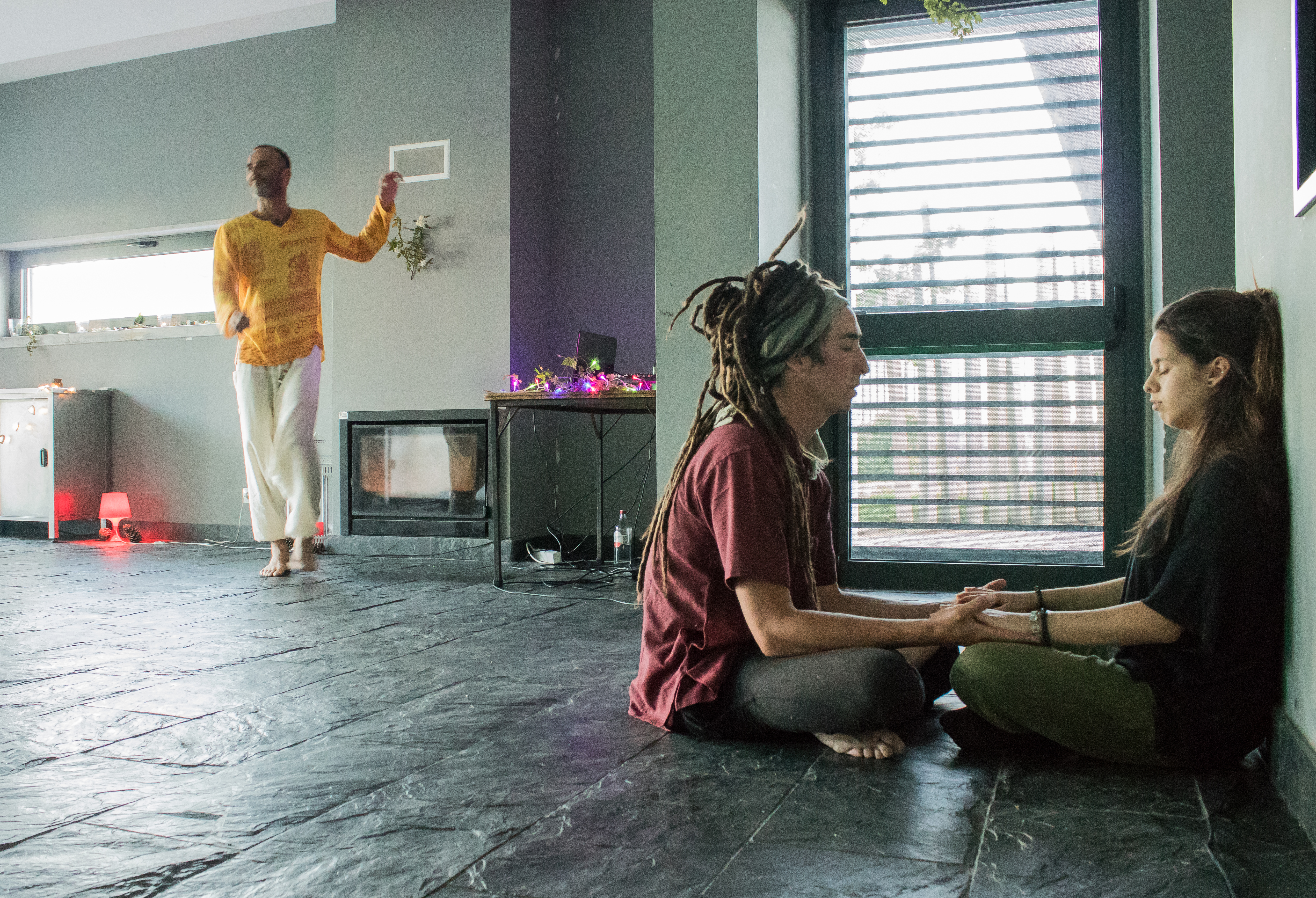 Os participantes puderam exercer sua meditação de todas as formas possíveis. FOTO: Flora Borin