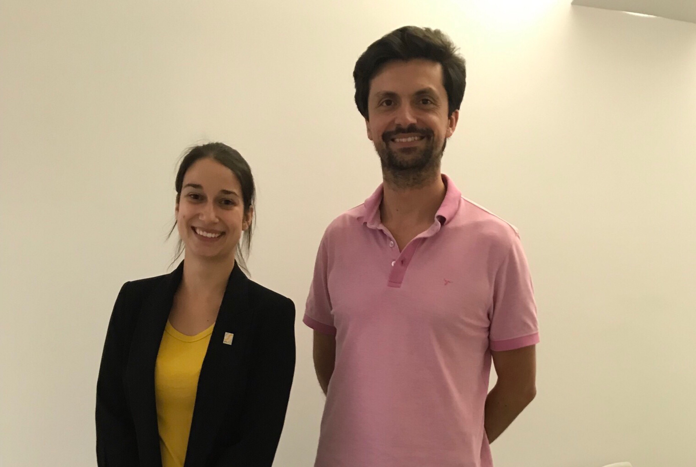 Da esquerda a direita, Maria Luis Figueira e Nuno Rodrigues Silva - Foto: Paulo Casimiro