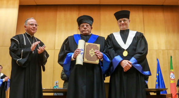 O Doutoramento Honoris Causa foi concedido pela UBI a Pinharanda Gomes em 2018