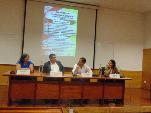 Ana Paula Monte, Miguel Espirito Santo, António Marques e Raquel Curto foram os oradores da palestra