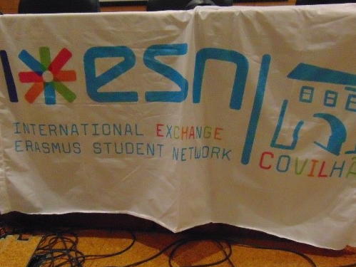 A Internation Exchange Erasmus Student Network (IESN) presidiu esta recepção.