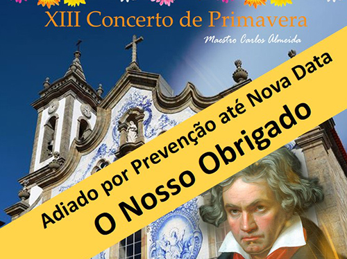 Concerto estava previsto para domingo, dia 15 de março, na Igreja de Santa Maria