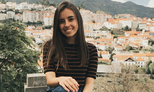Bibiana Faleiro é aluna de Ciências da Comunicação da UBI