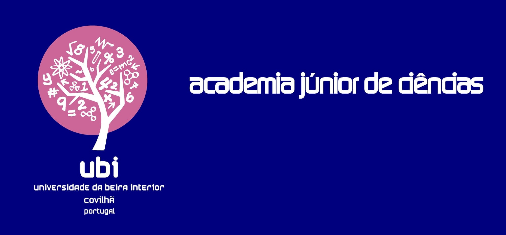 Logotipo da Academia Júnior de Ciências. fonte: UBI.pt