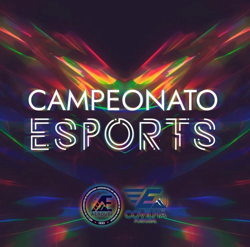 Cartaz promocional do campeonato de ESports - AEROUBI 