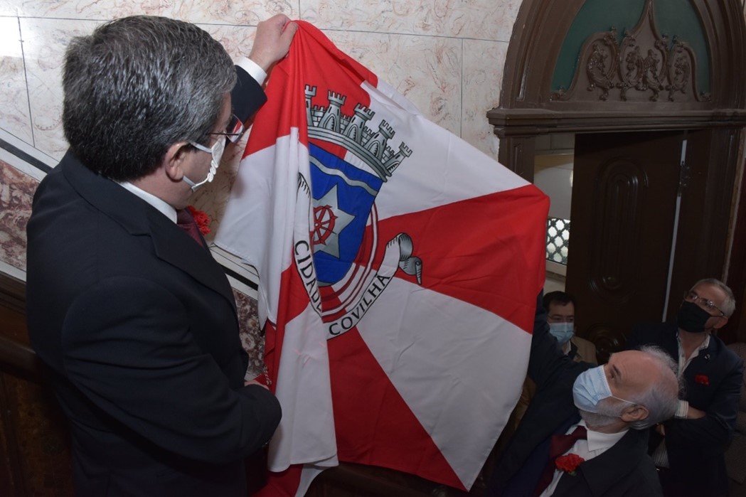 Vítor Pereira, presidente da autarquia, inaugurou de forma oficial a Centro. Foto: CM Covilhã/Divulgação