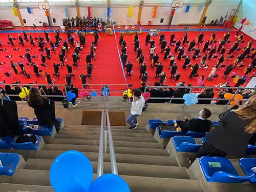 Este ano a cerimónia realizou-se no Pavilhão Desportivo N.º 2 da UBI
