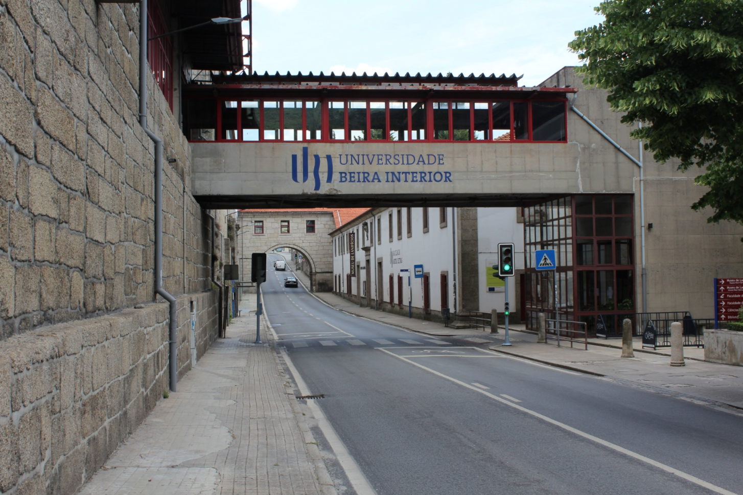 Entrada do Polo Principal da Universidade da Beira Interior