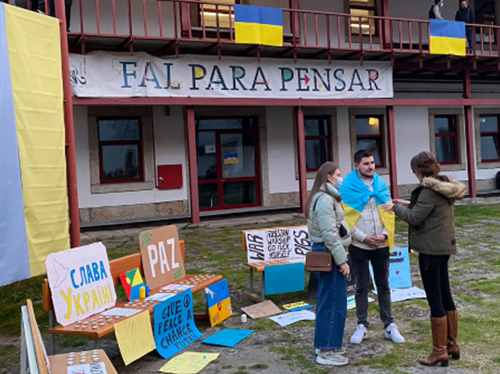 Já no início do mês de março a UBI se tinha unido numa vigília pela paz na Ucrânia