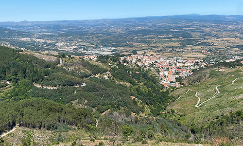 Serra da Estrela foi fustigada com um grande incêndio florestal este verão 